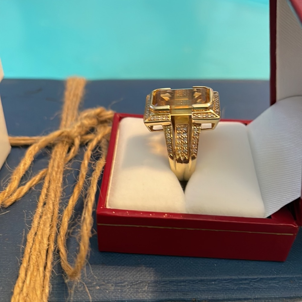 14k yellow ring - Picture 6 of 8